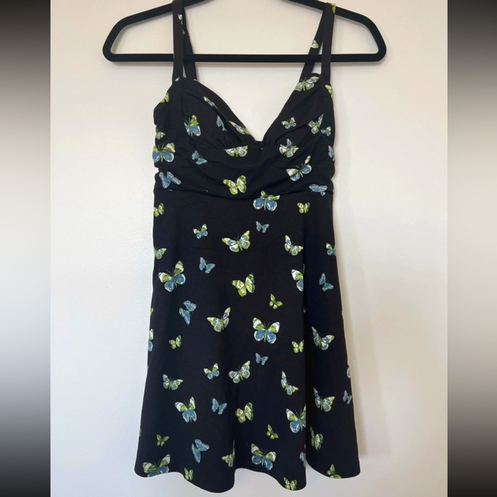 Urban Outfitters butterfly print mini dress